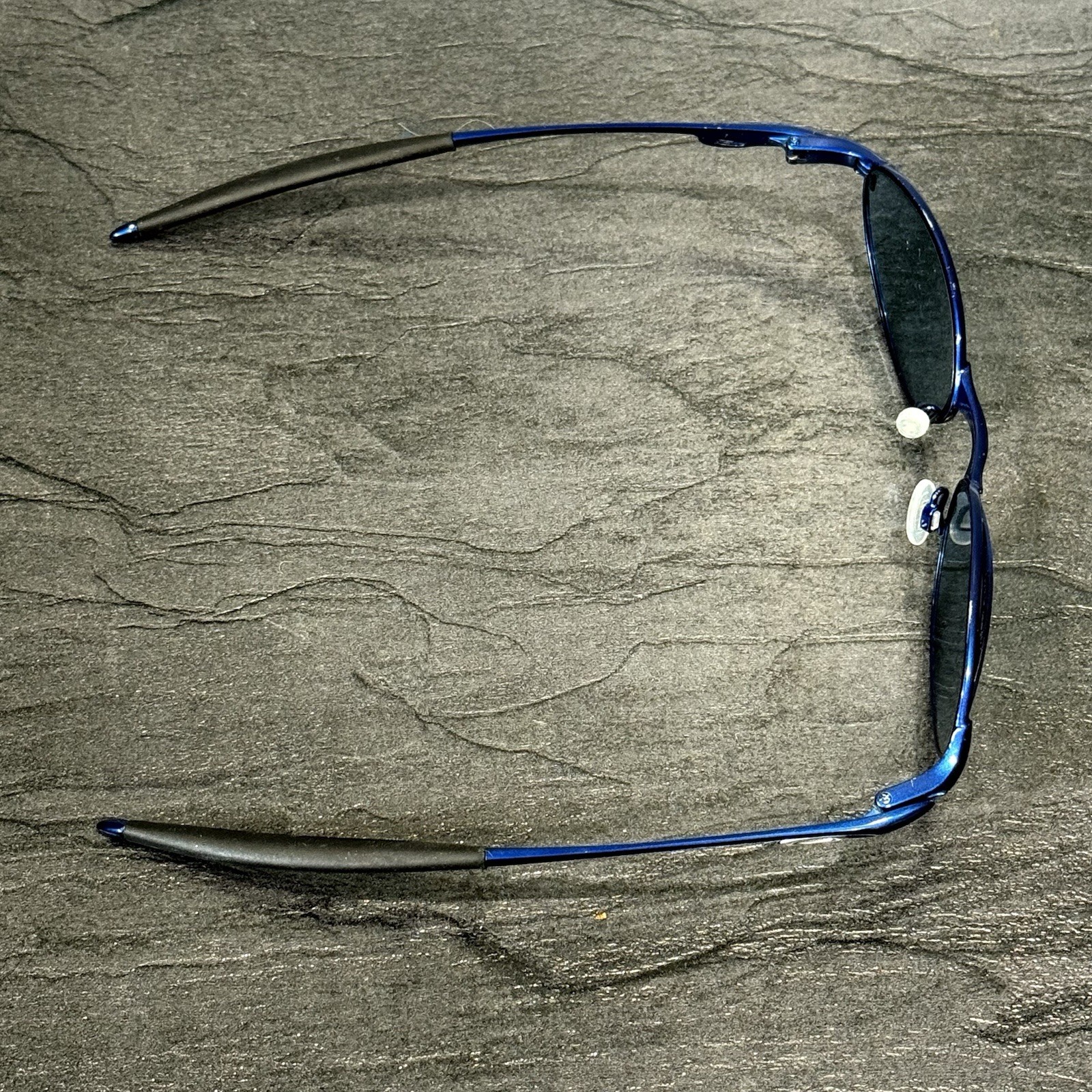 OAKLEY Teaspoon Rare Blue Sunglasses Authentic Fair Condition See Pictures