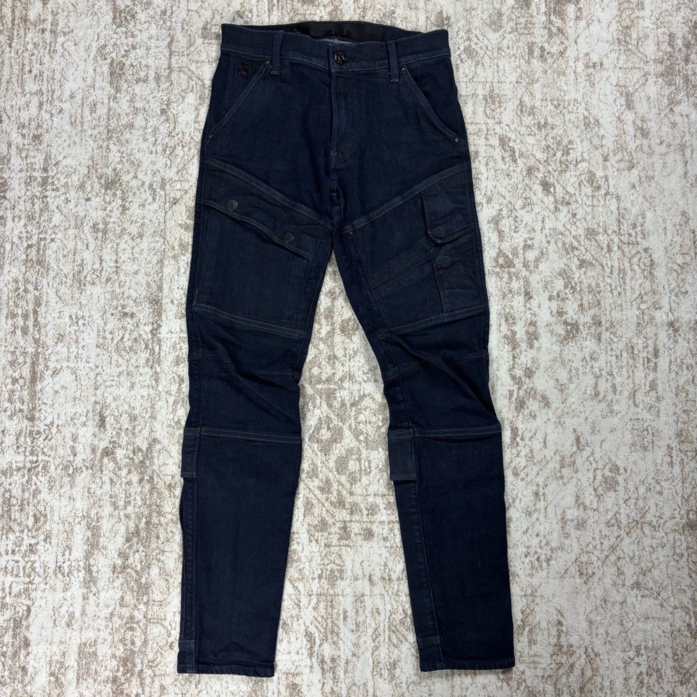 G-Star Raw Airblaze 3D Skinny 28×30 High Quality Workwear Dark Wash Sustainable