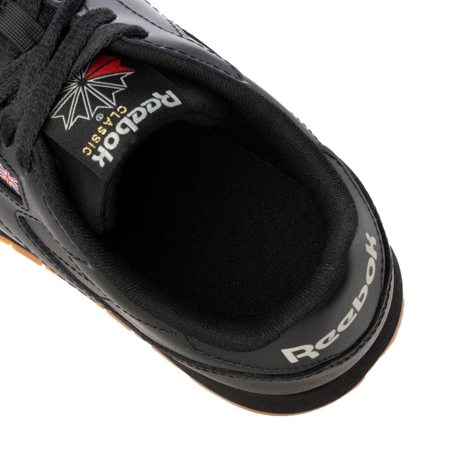 Reebok Classic Natural Leather Black Pugr 100008493 Men’s Size