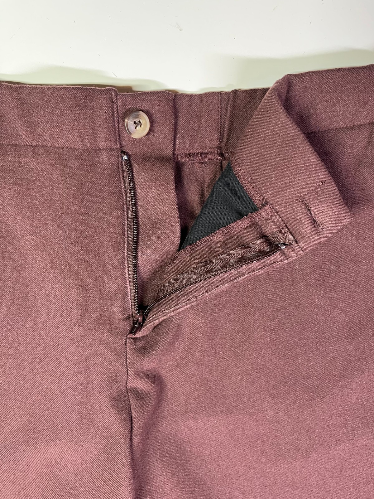 Torrid Size 18R Maroon Relaxed Straight Leg Brushed Twill High-Rise Pant