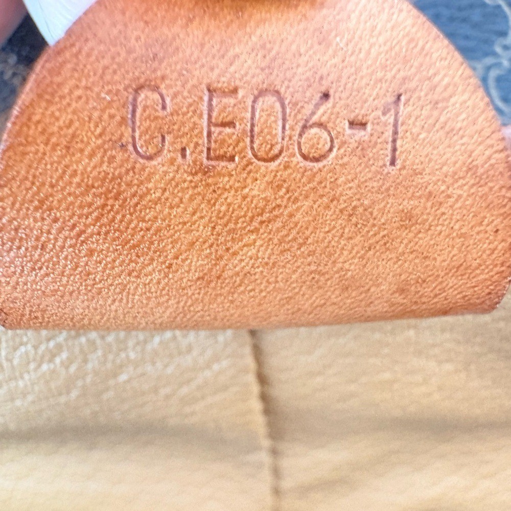 Celine Vintage Macadam PVC Leather & Canvas Backpack with COA