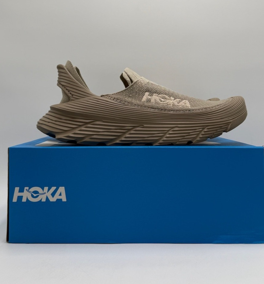 HOKA RESTORE TC Unisex NWD Running Sneaker Beige US Size M:7/M:6 W:8/W:7