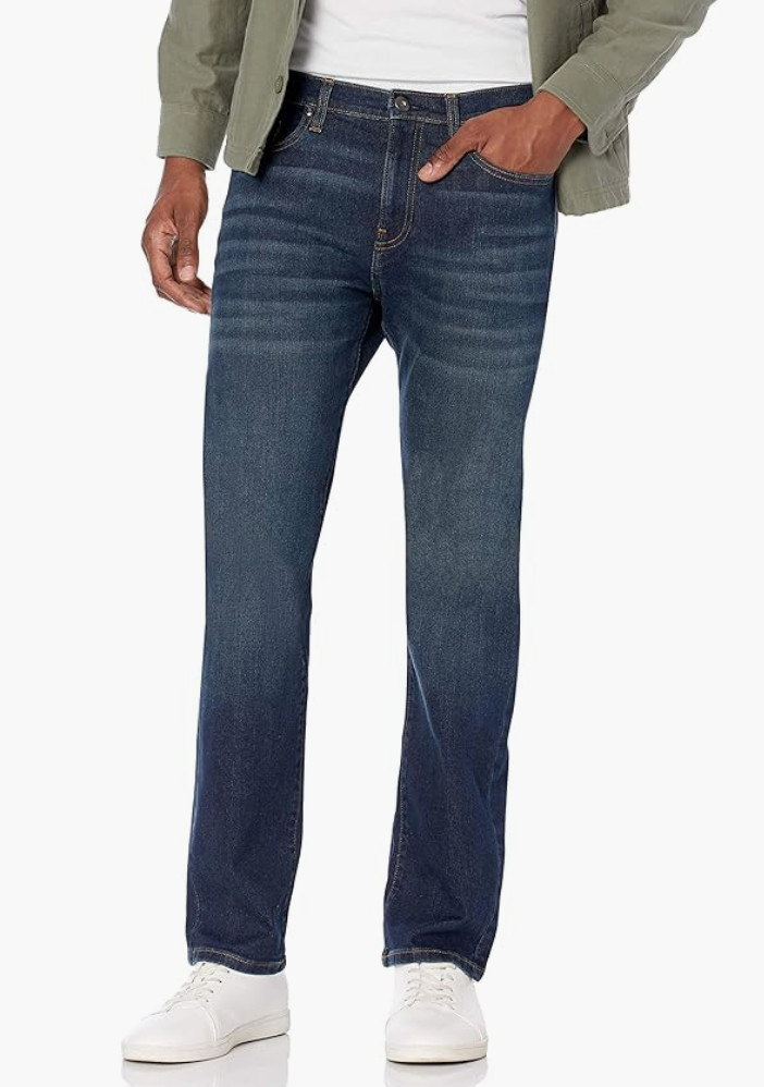 Goodthreads Men’s Denim PantsComfort Stretch Slim Jeans Dark Blue 30 W x 29 L