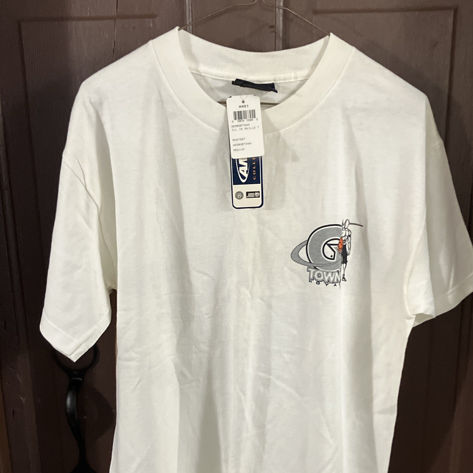 AND1 VINTAGE Men’s Reg Fit Crew Neck Short Sleeve Graphic Logo T-Shirt