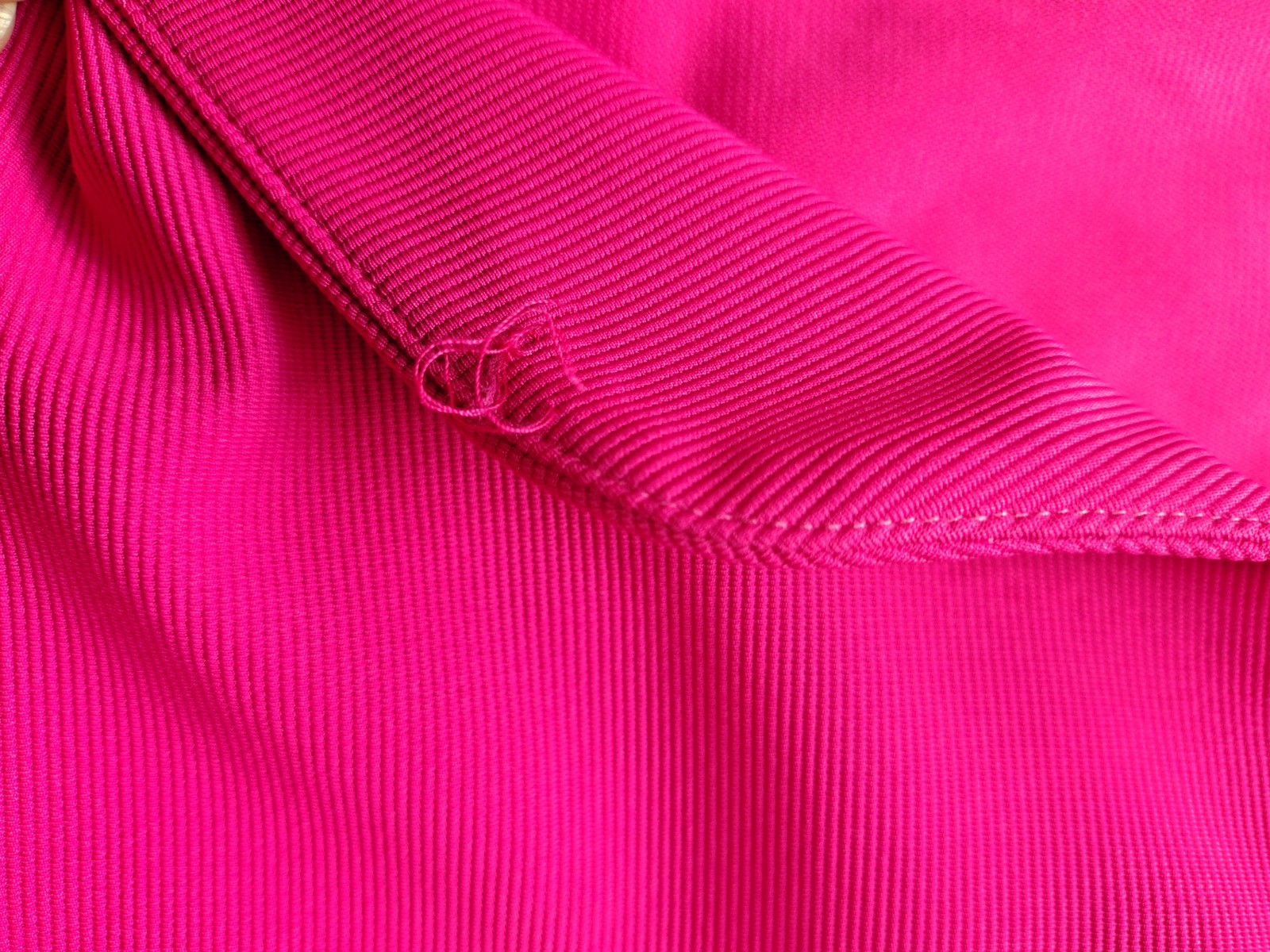 Armani Collezioni Hot Pink Ribbed Blazer Jacket Made in Italy Size IT 46 UK 14