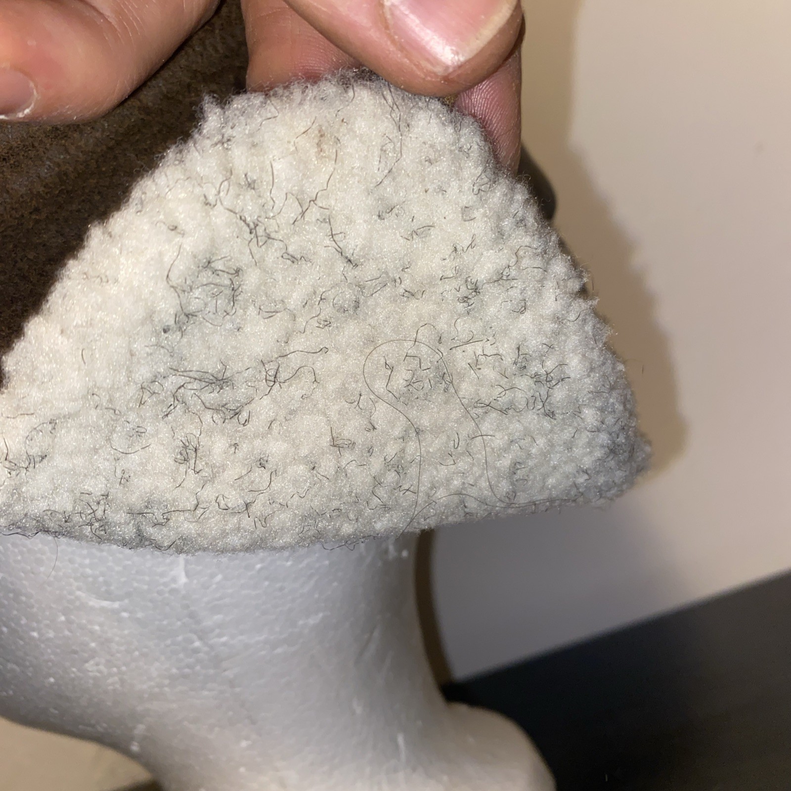 Outback Trading Co Hat Cap Fitted Mens XL Leather Ear Flap Sherpa McKinley