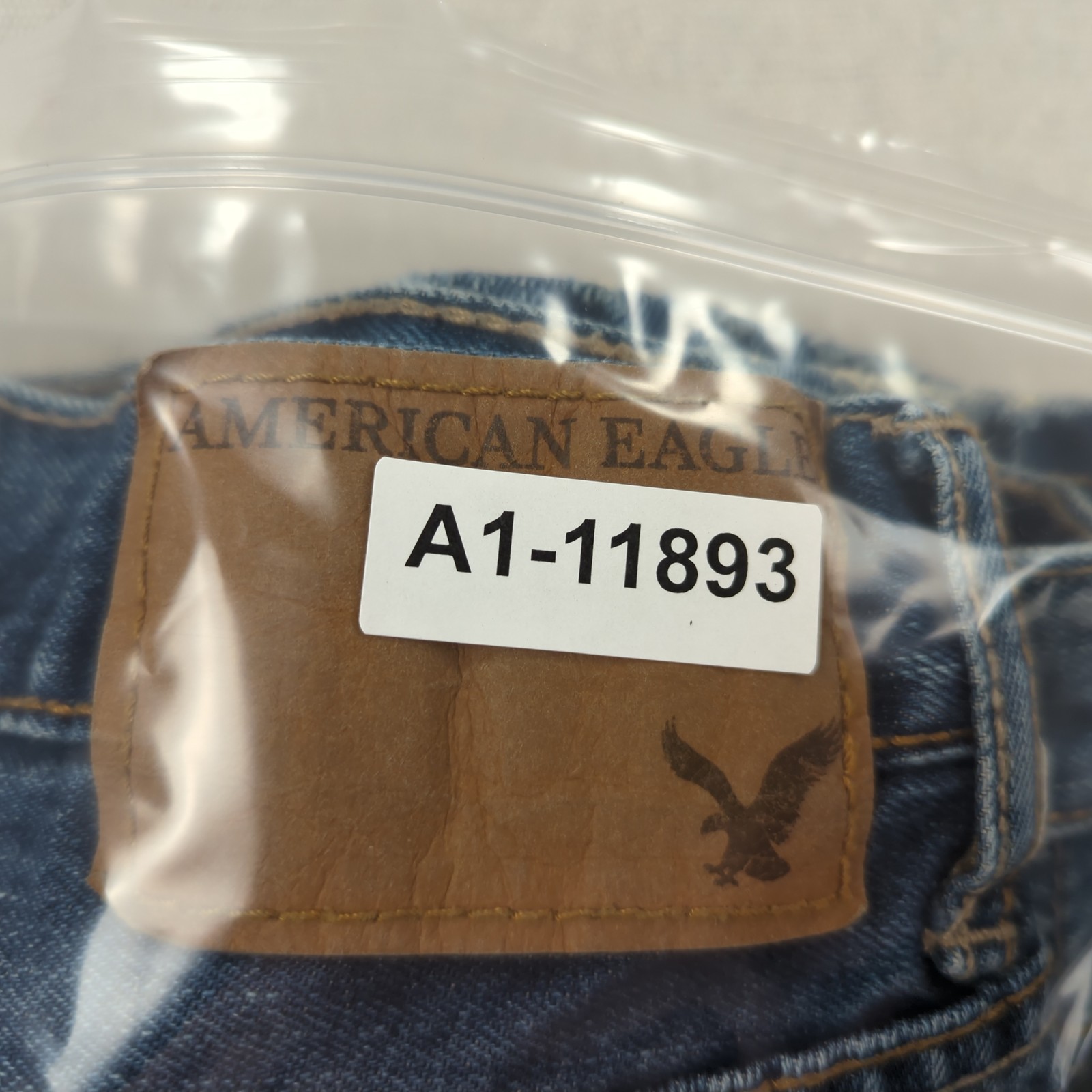 American Eagle Jeans Mens 30×32 Blue Boot Cut Western Cowboy Faded