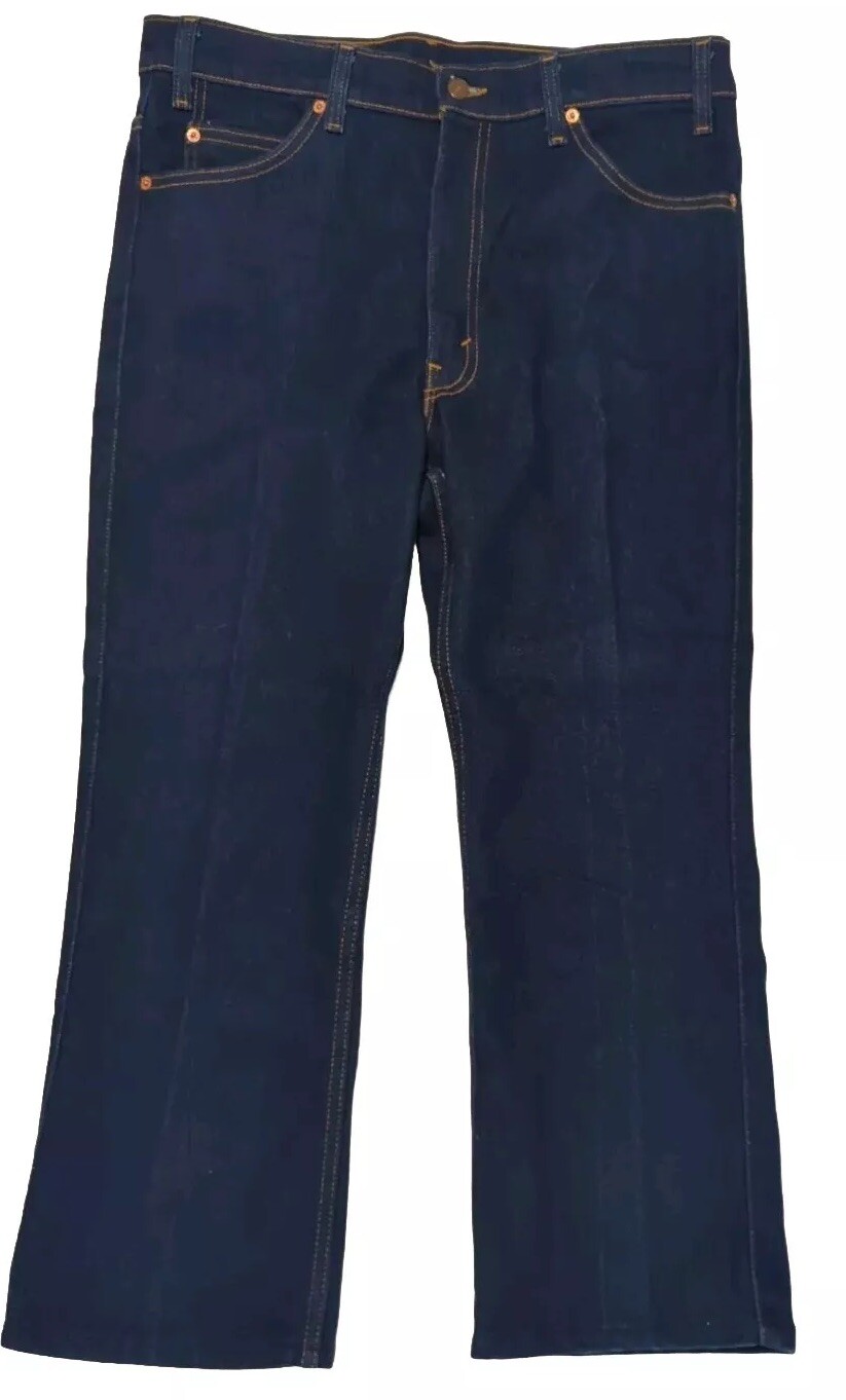 Vintage 90’s Levis 517 Orange Tab Blue Jeans USA (Actual 34X26) Cotton & Trevira