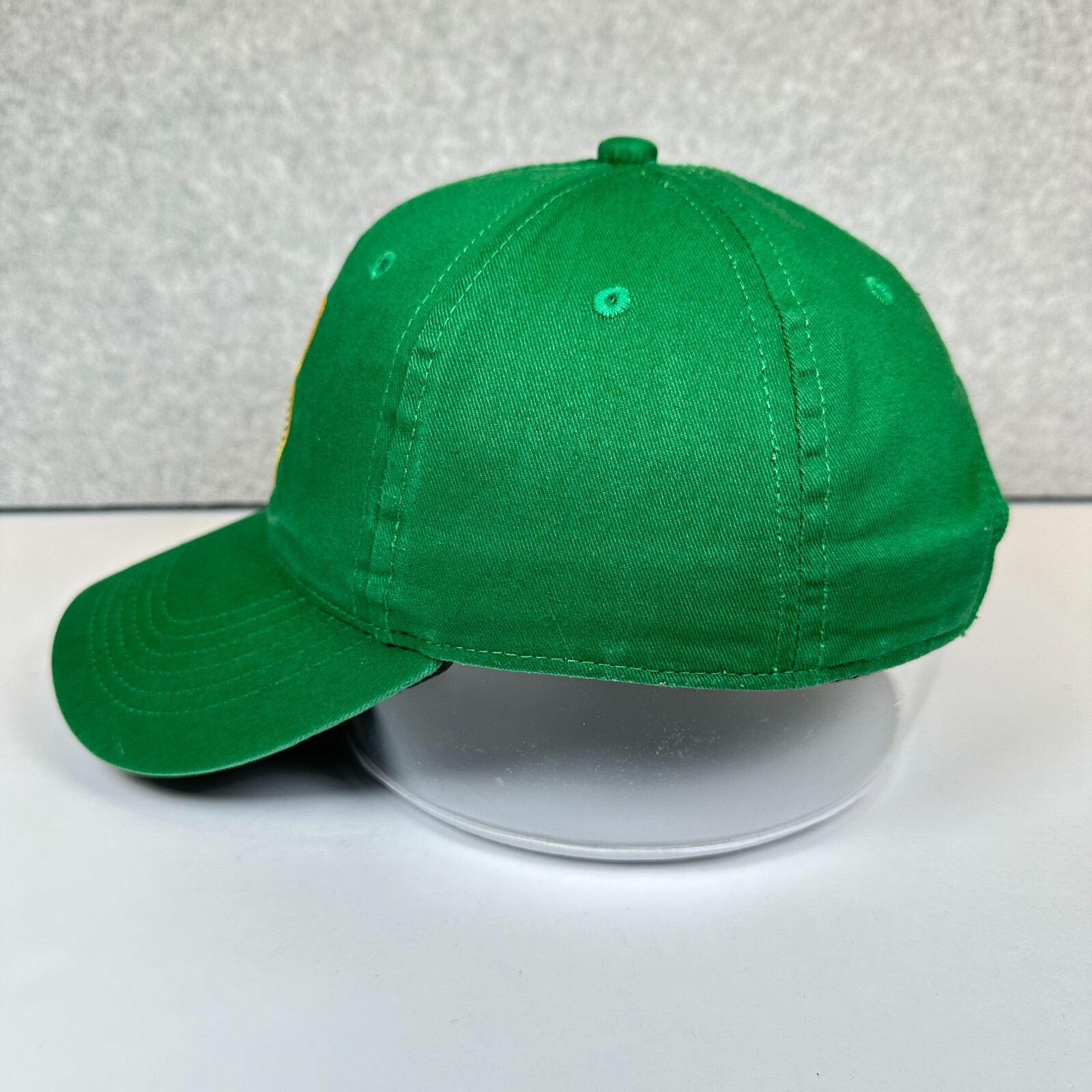 Three Leaf Lucky Clover Baseball Hat Outdoor Cap Green Strap Back Adjustable