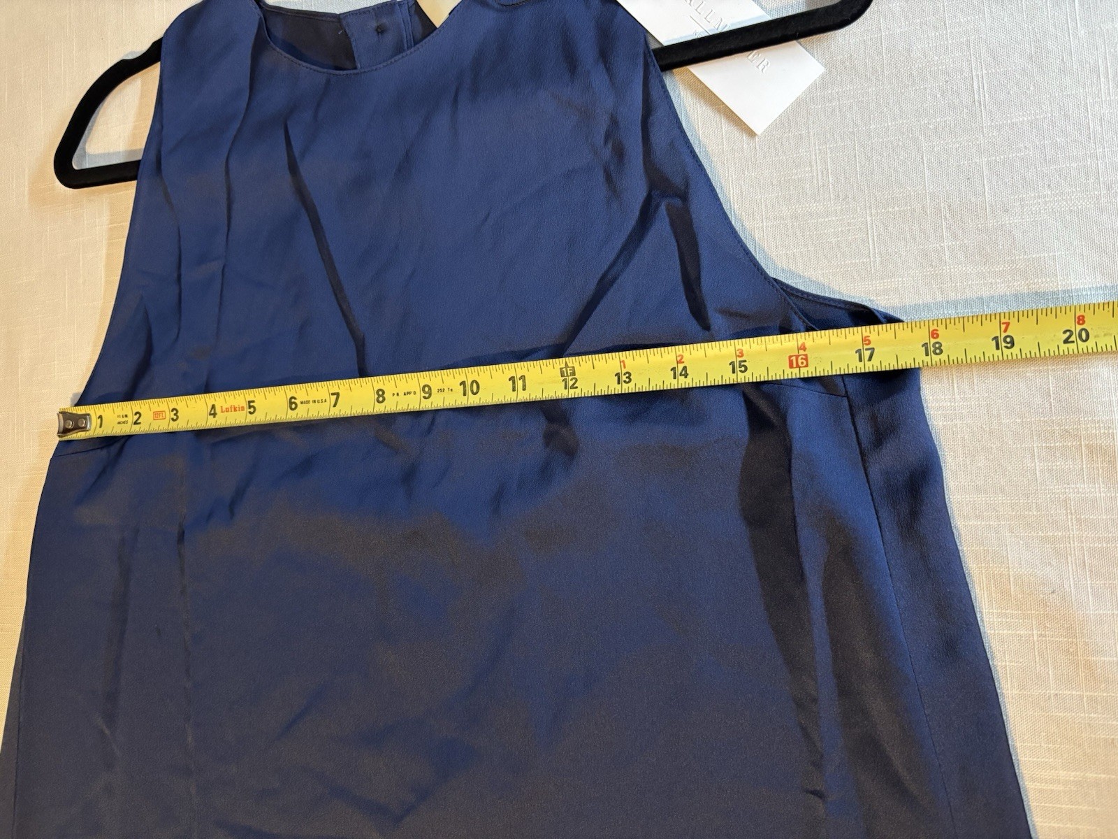 Kallmeyer NY Navy Blue Sleeveless Maxi Dress New W Tags Small. Offers Welcome!