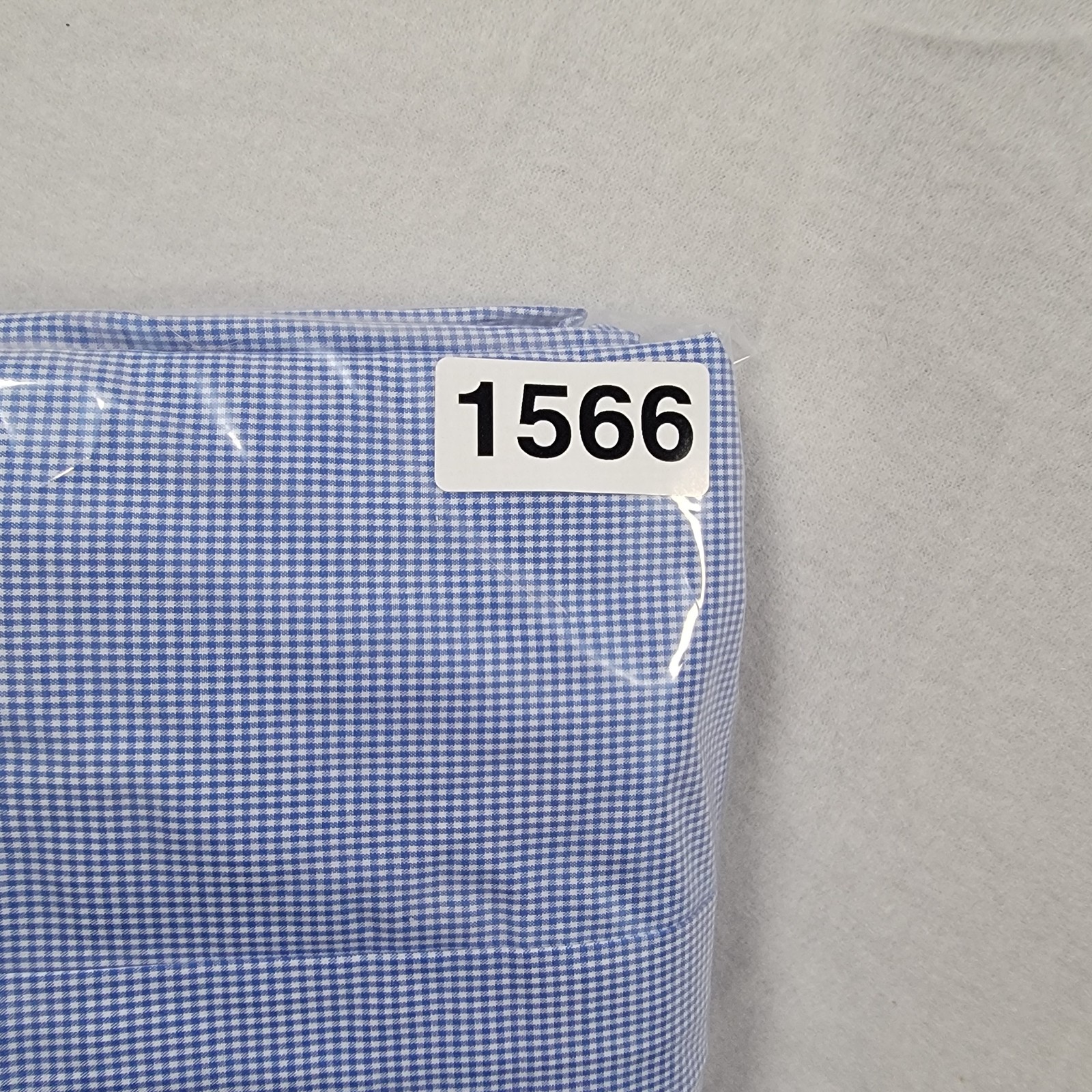 NEW VTG Brooks Brothers Shirt Mens 16.5 3 Blue Micro Check Relaxed Fit Cotton