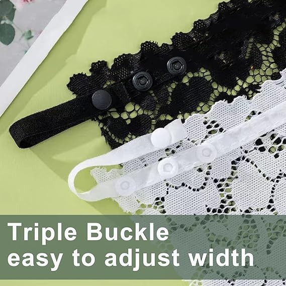 Lady Lace Clip-on Mock Camisole Bra Insert Overlay Modesty Panels Low Cut Up UK