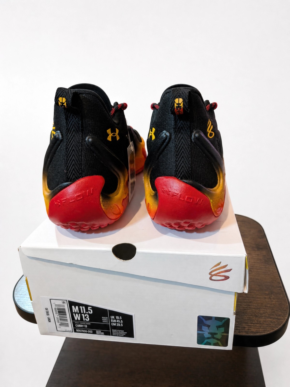 Under Armour Curry 13 Basketball Black/Red/Orange/Yellow 6007670-002