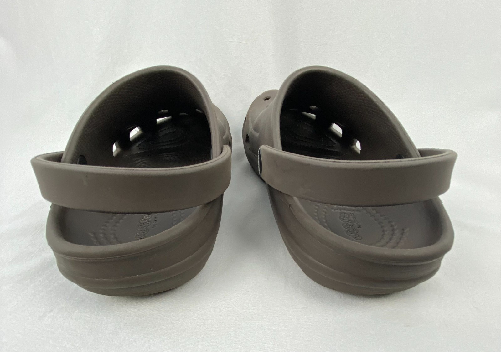 CROCS Unisex M4 W6 Brown Jibbitz Classic Clogs Slip On Sandals Shoes