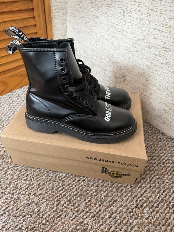 Women Dr. Martens Boots Black 40 #NR2C