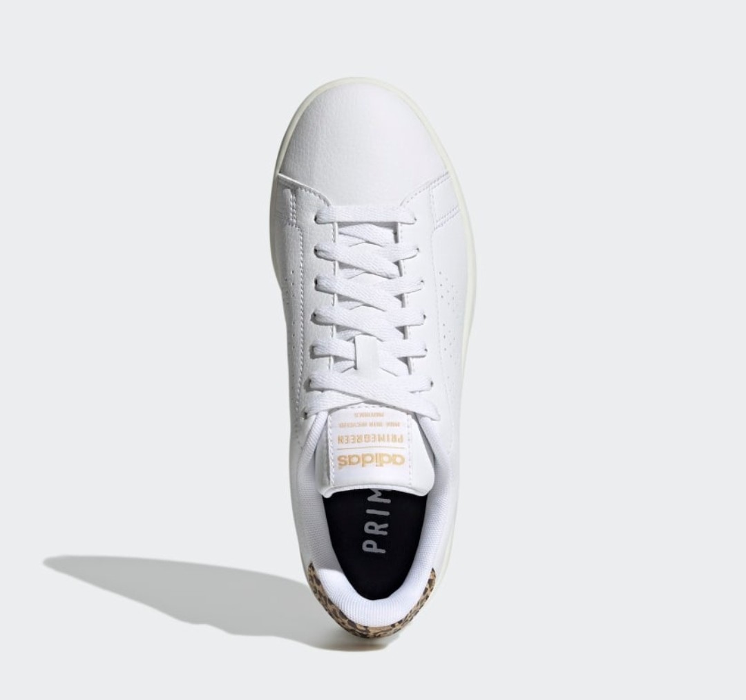 Adidas Advantage White Cheetah Leopard Womens Size 8 Court Sneaker GW4850 NIB