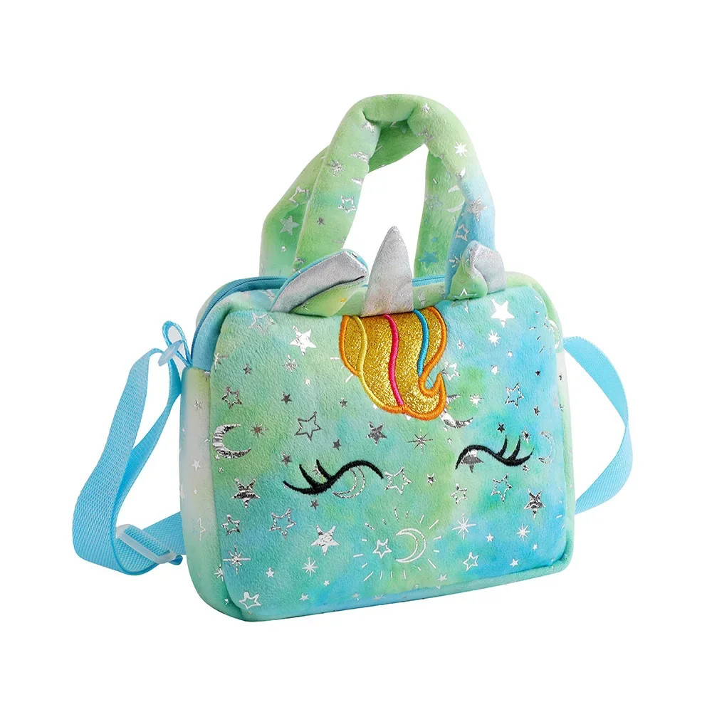 Fashion Sweet Unicorn Handbags For Girls Cute Kid Crossbody Shoulder Bag