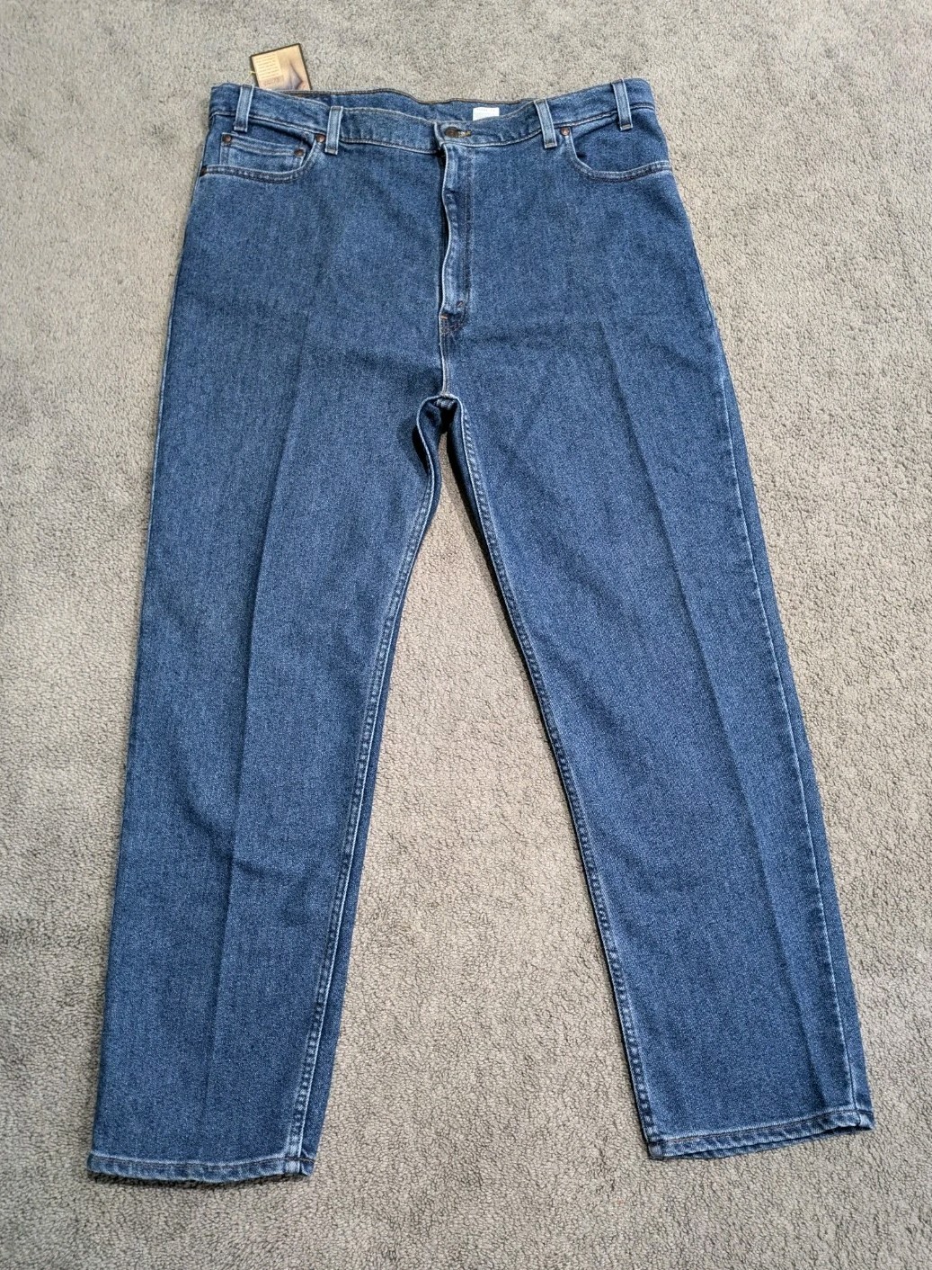 NEW Vintage Levi’s 540 Relaxed Fit Blue Jeans Men’s Sz 42×32 Brown Tab Flex 90’s