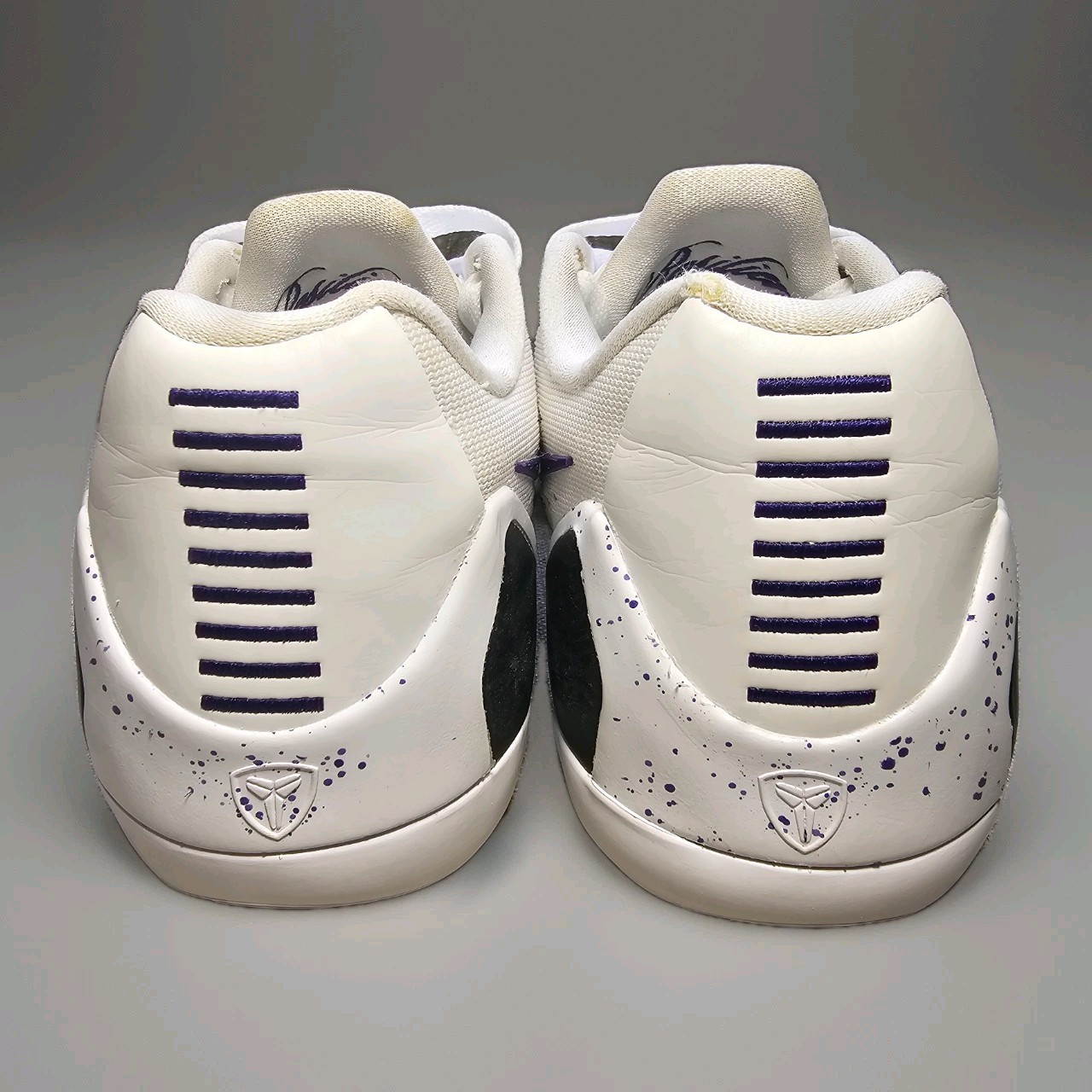 Nike Kobe 9 Elite Low EM Protro White/Court Purple Mens Size 7.5 – IH1401-100