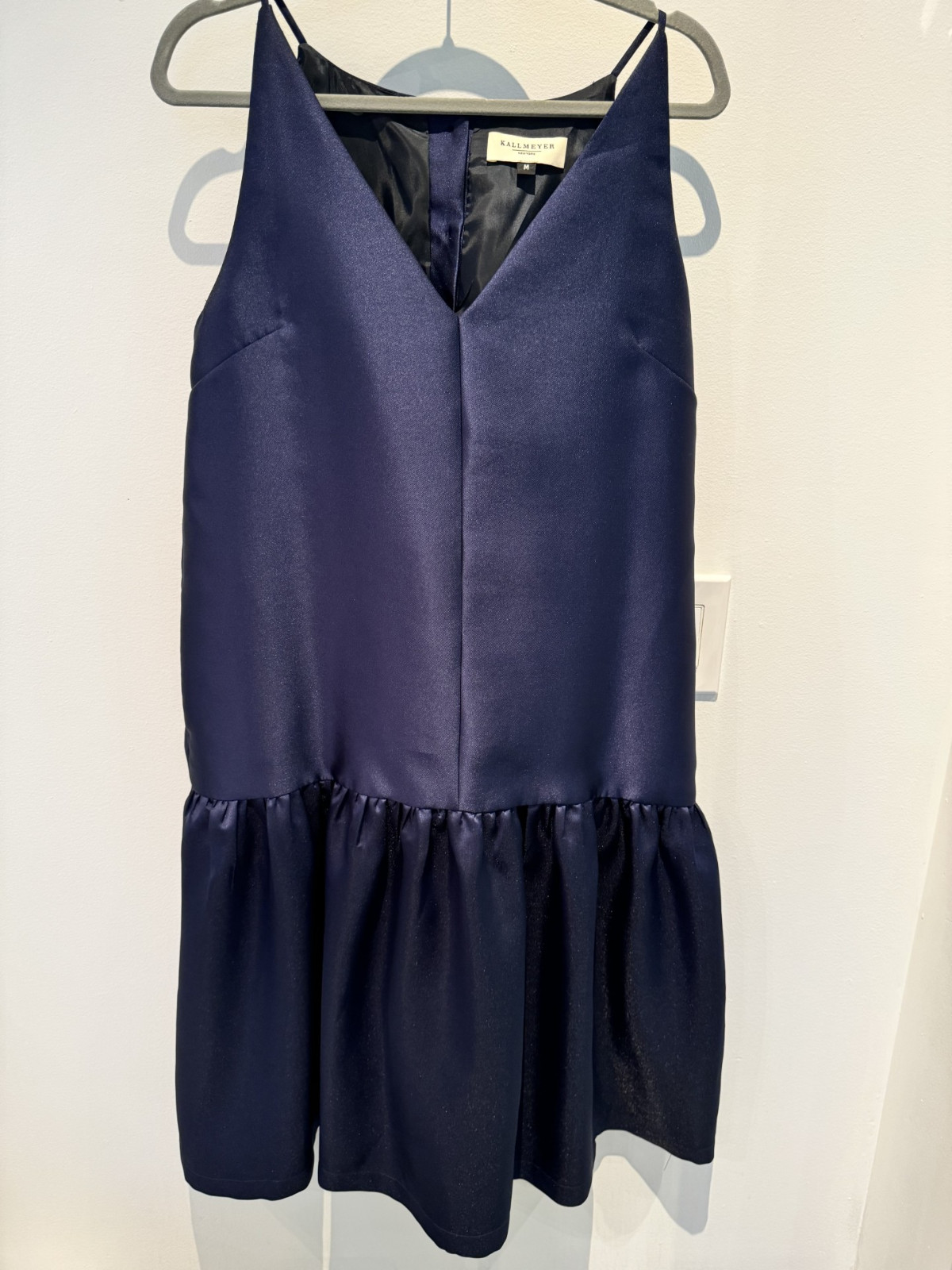 Kallmeyer – Navy Mikado Pirouette Dress – Boxy