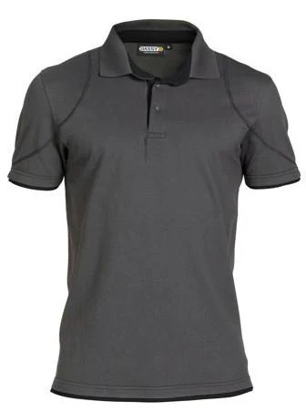Dassy Polo Orbital Grey Black L