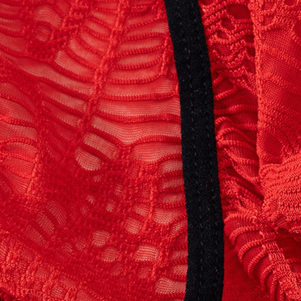 See-through Briefs Breathable Mesh U Pouch Design Briefs Style Daily Wear