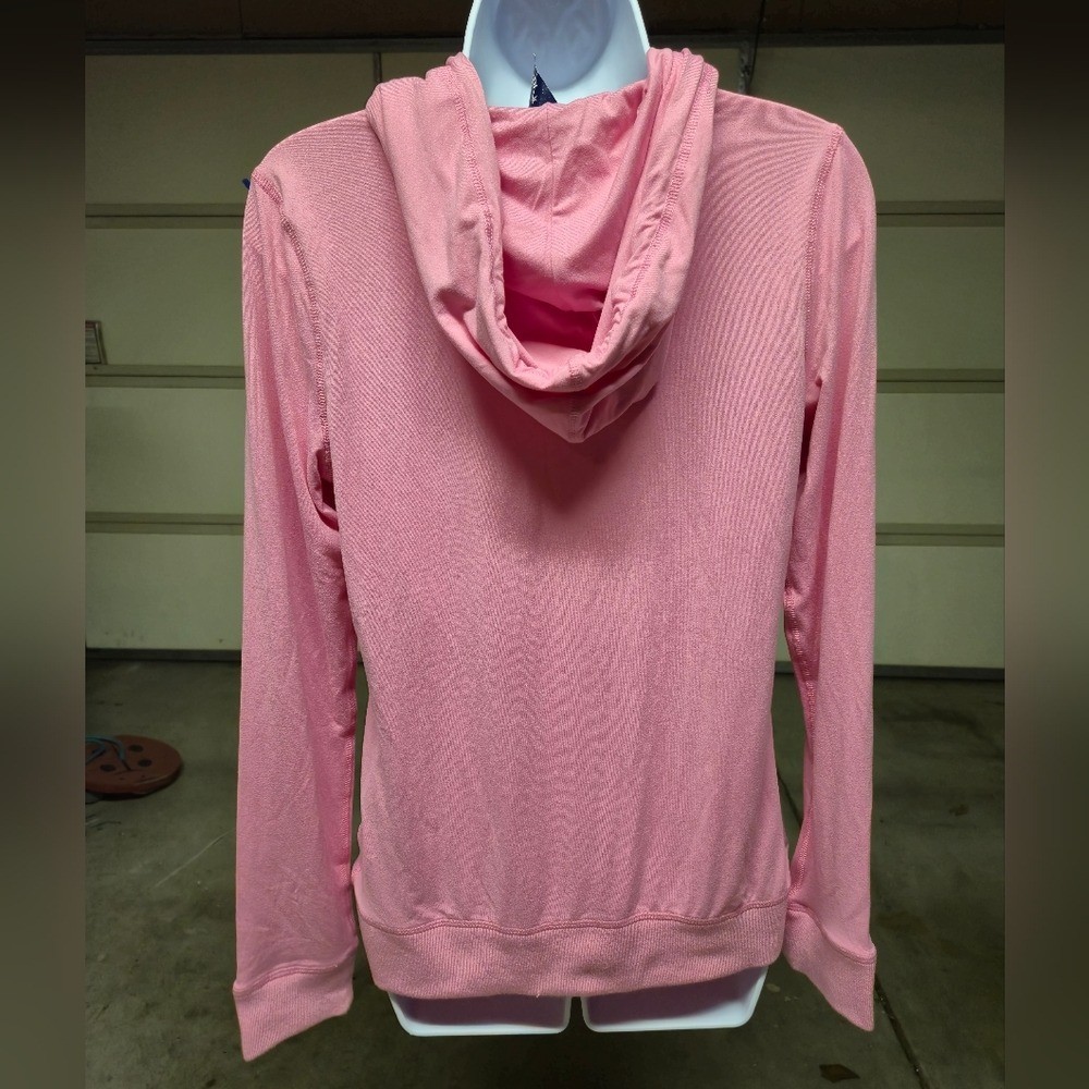 Antigua Pink Zip-Up Hoodie