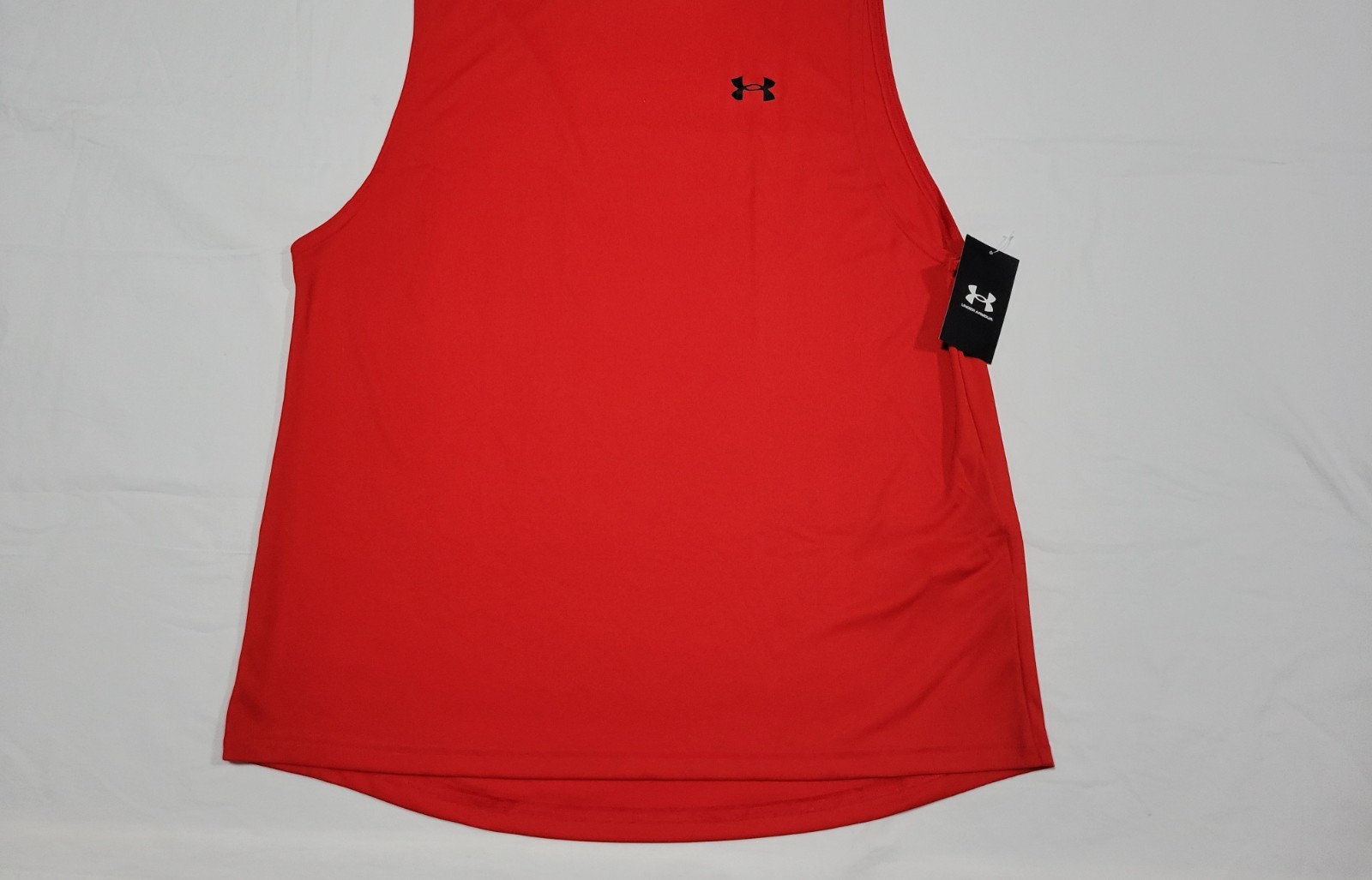 Under Armour Mens Velocity Muscle Tank Heat Gear Loose 1327972-600 Red