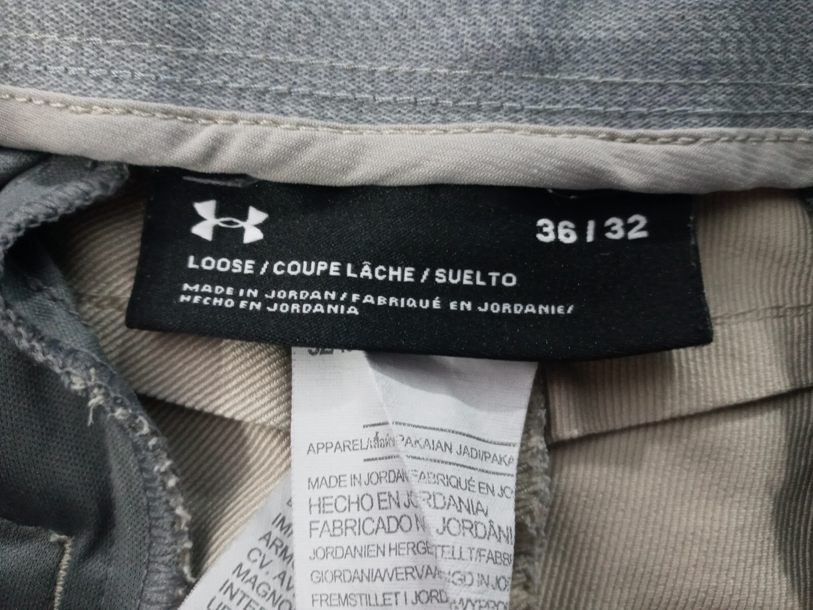 Under Armour Golf Performance Pants Mens 34×31 Flexible Activewear (tag36x32)