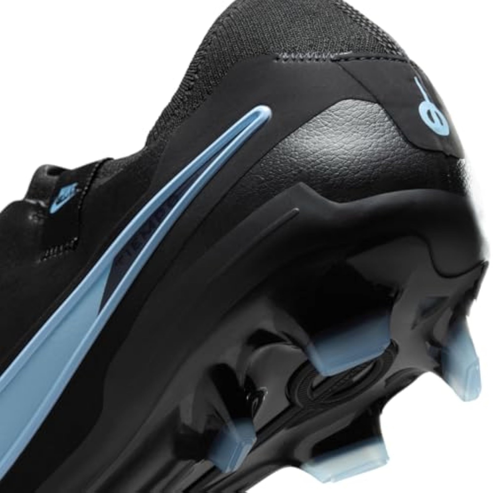 Nike Tiempo Legend 10 Pro Firm-Ground Low-Top Soccer Cleats (Black/Black) Size 7