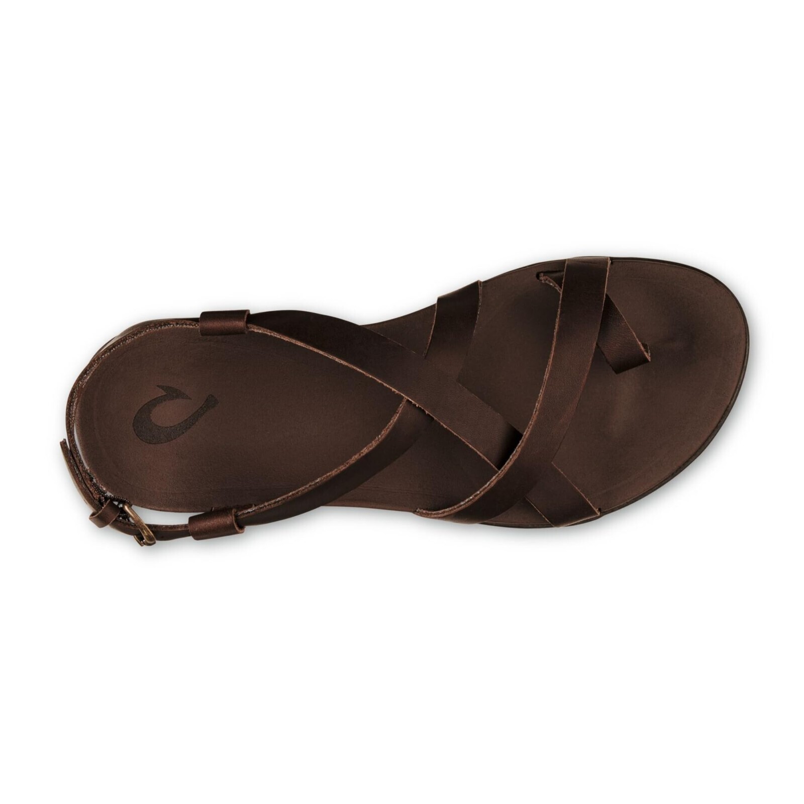 OluKai Upena Brown Leather Sandals Quick-Dry Water Resistant Women’ Sz 5/7/10/11