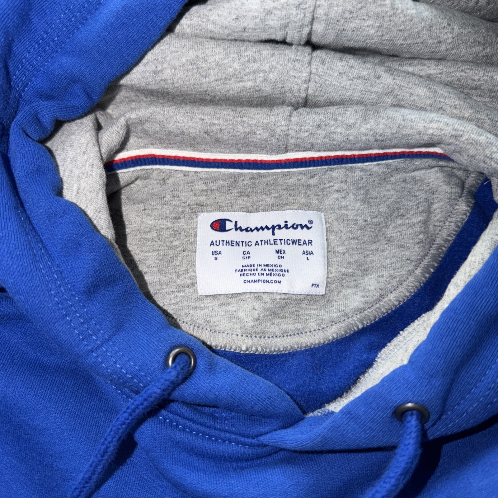 NWT Champion Powerblend Men’s Pullover Hoodie Royal Blue Sports School Small