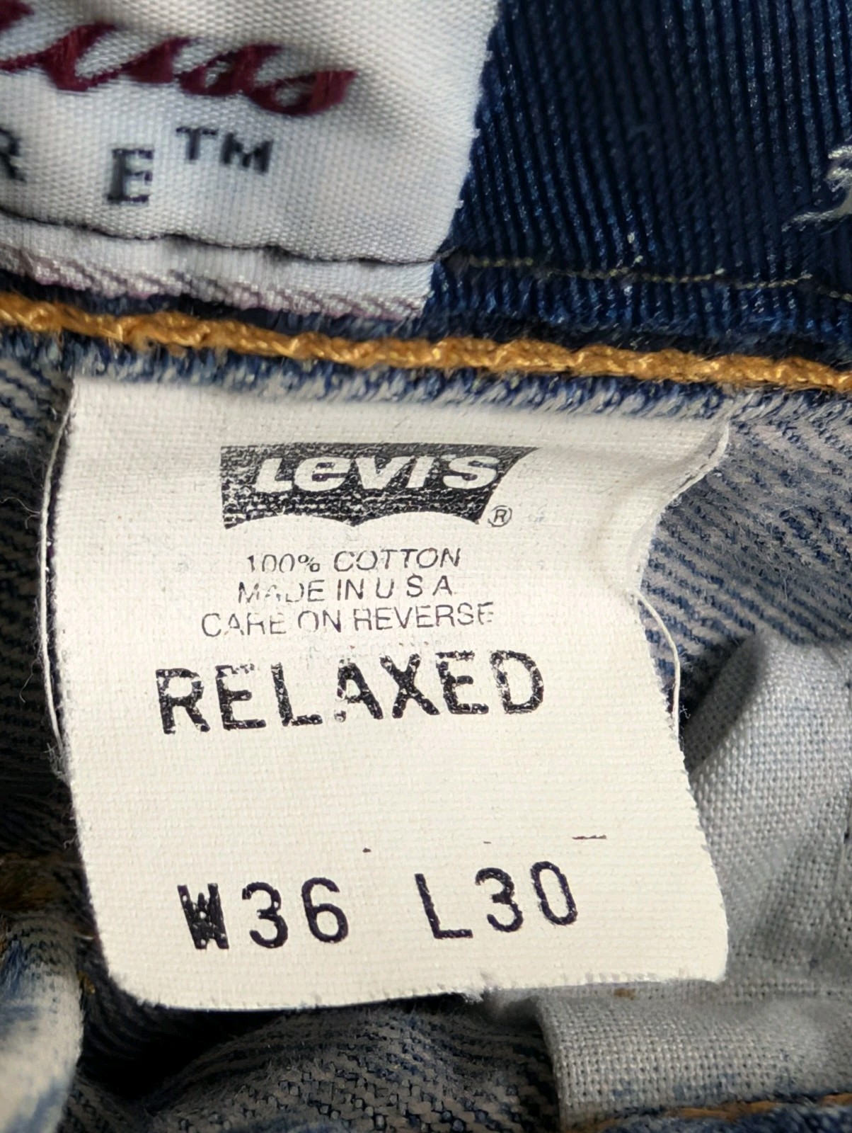 Levi’s Signature 540 Relaxed Fit Jeans Men’s 36×30 Blue Denim USA Made Workwear.