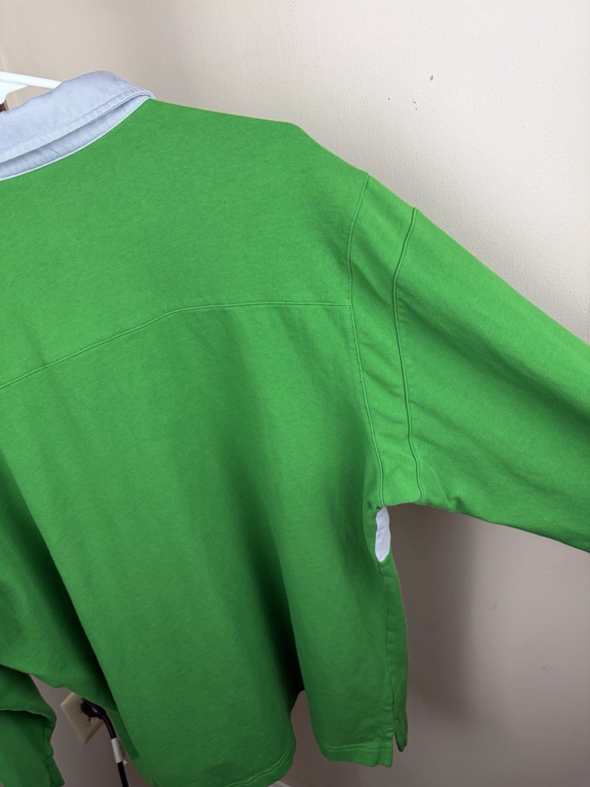 Nike Campus Collection Oregon Ducks Striped Piqué Polo Shirt Men’s XL LS Logo