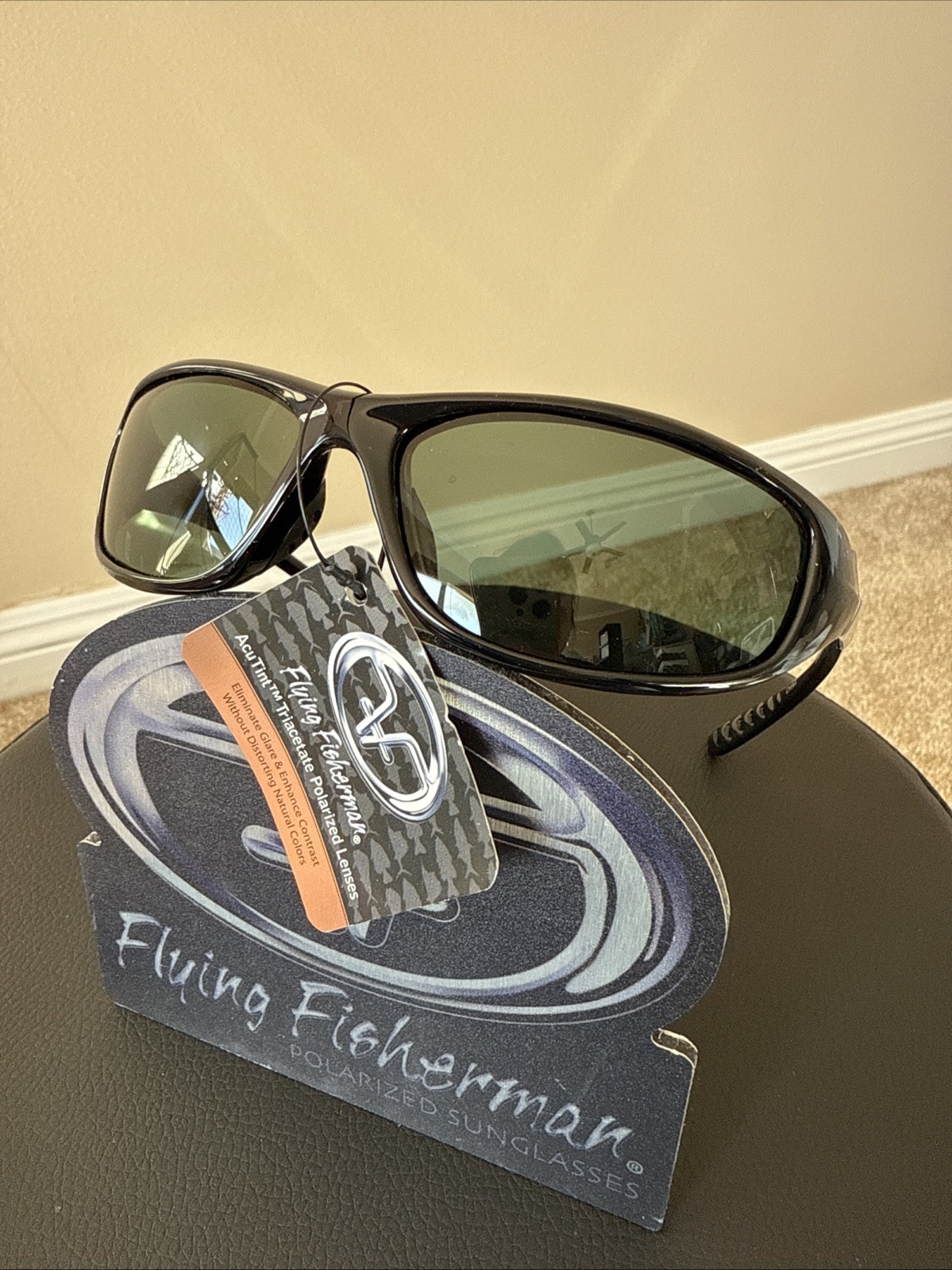 Flying Fisherman Polarized Sunglasses Sundance Black Smoke Sport Men’s Women’s