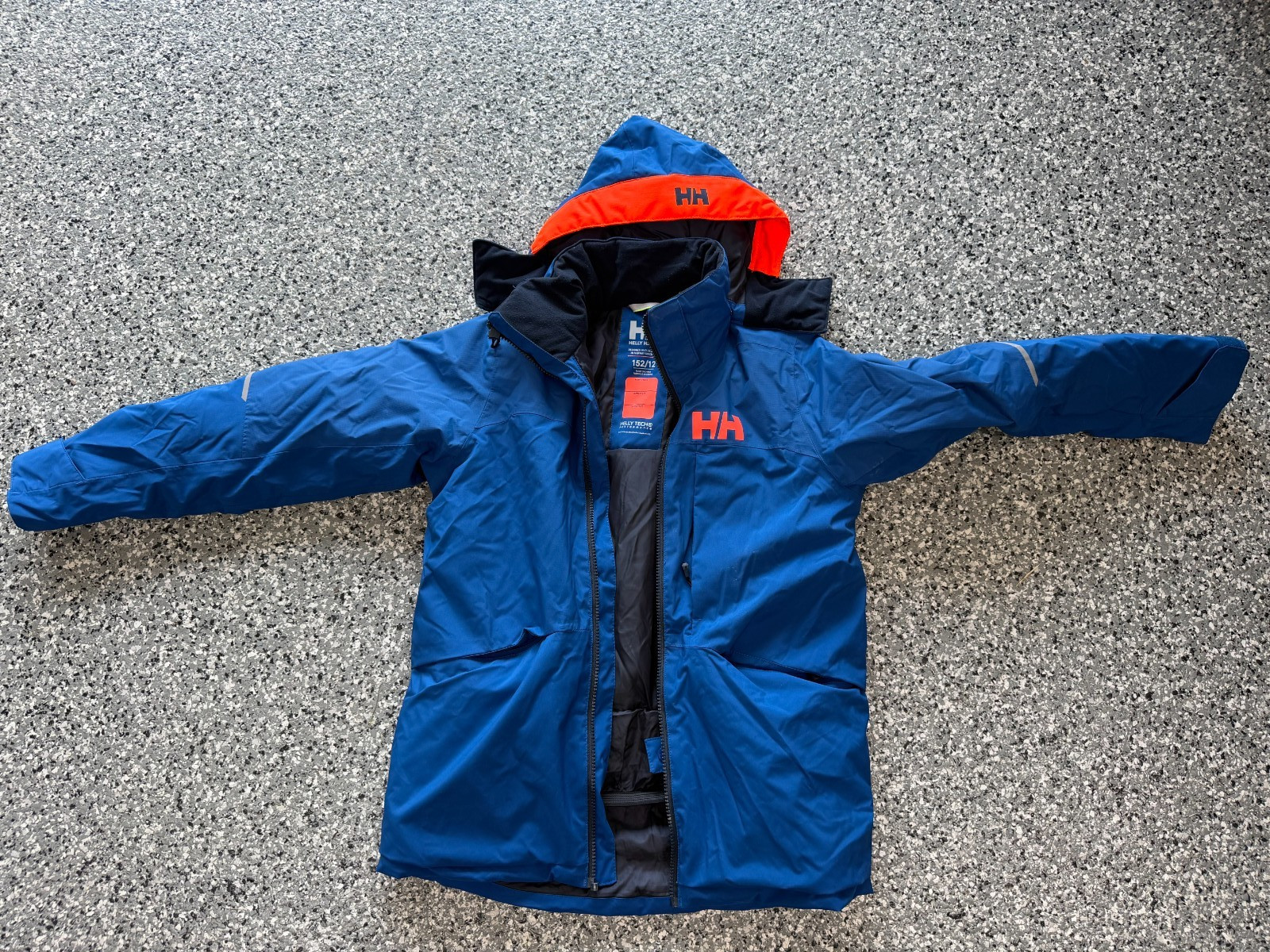Helly Hansen Youth Juniors 152/12 Blue Ski Jacket Primaloft Stellar Insulated