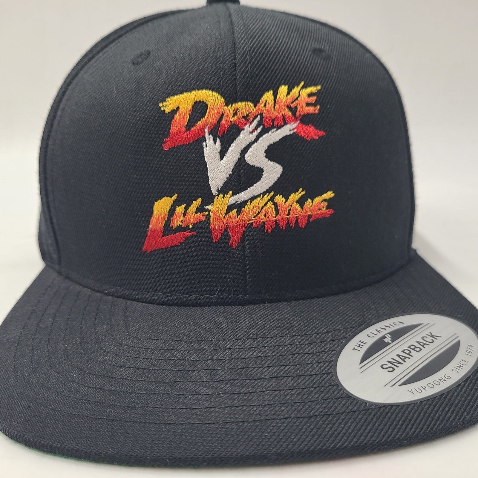 Drake vs Lil Wayne Hat Snapback Black Wool Blend Tour Concert Rap Merch 2014 Men