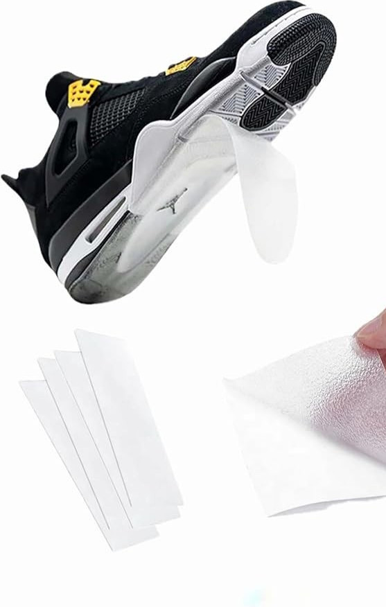 Sole Protector for Sneakers 4 Pack Clear Self-Adhesive Sole Protectors, Easy to