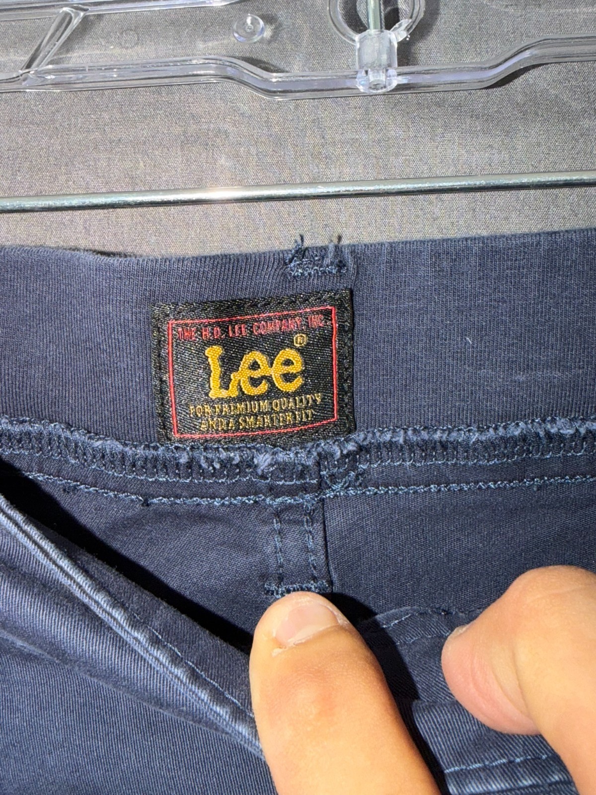 Lee Women’s Cargo Pants 16W Petite Dark Blue 98% Cotton 2% Elastane Utility