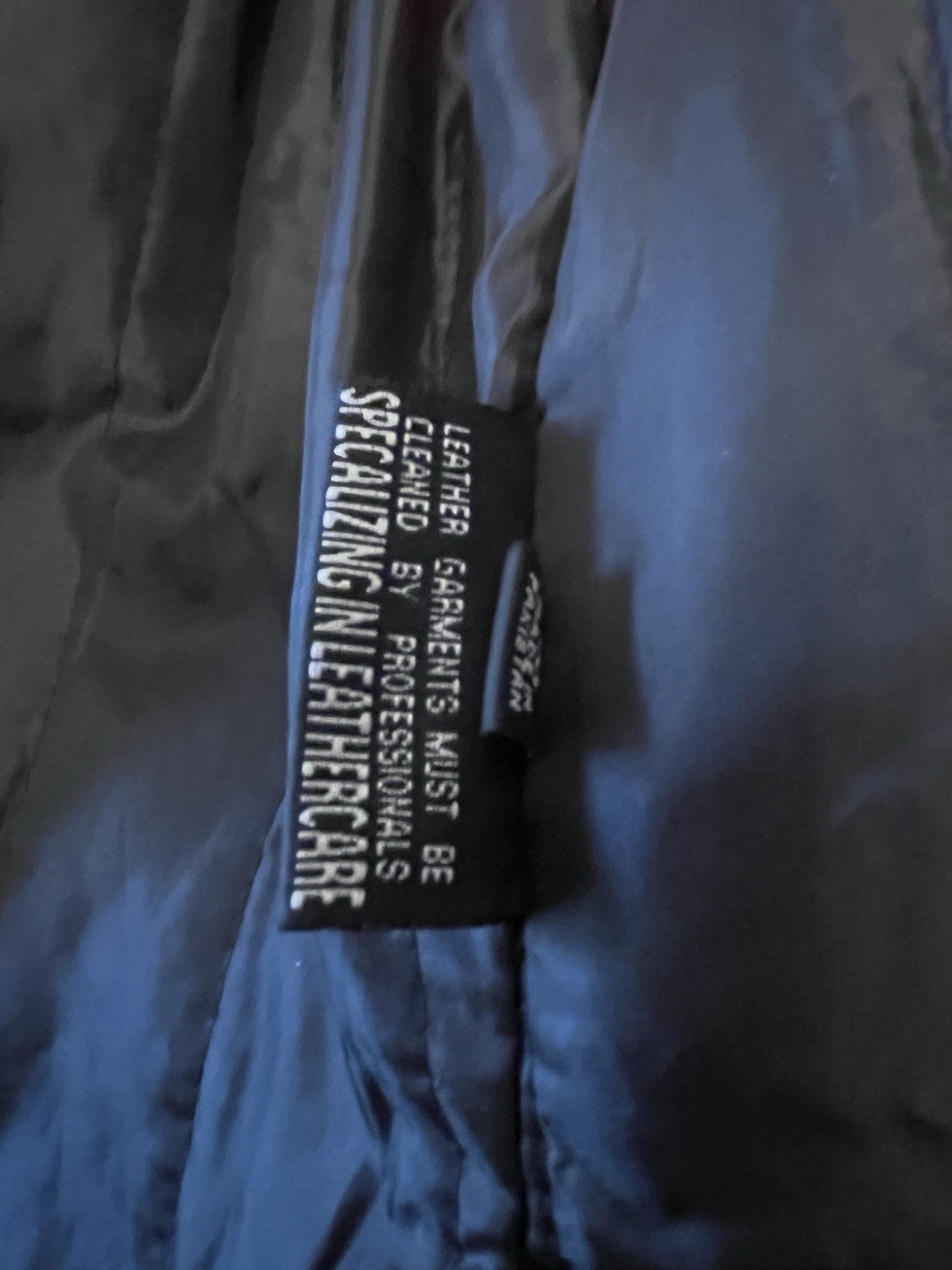 First Classics Black Biker Jacket Men’s M Zipper Logo Buckle Zip Button