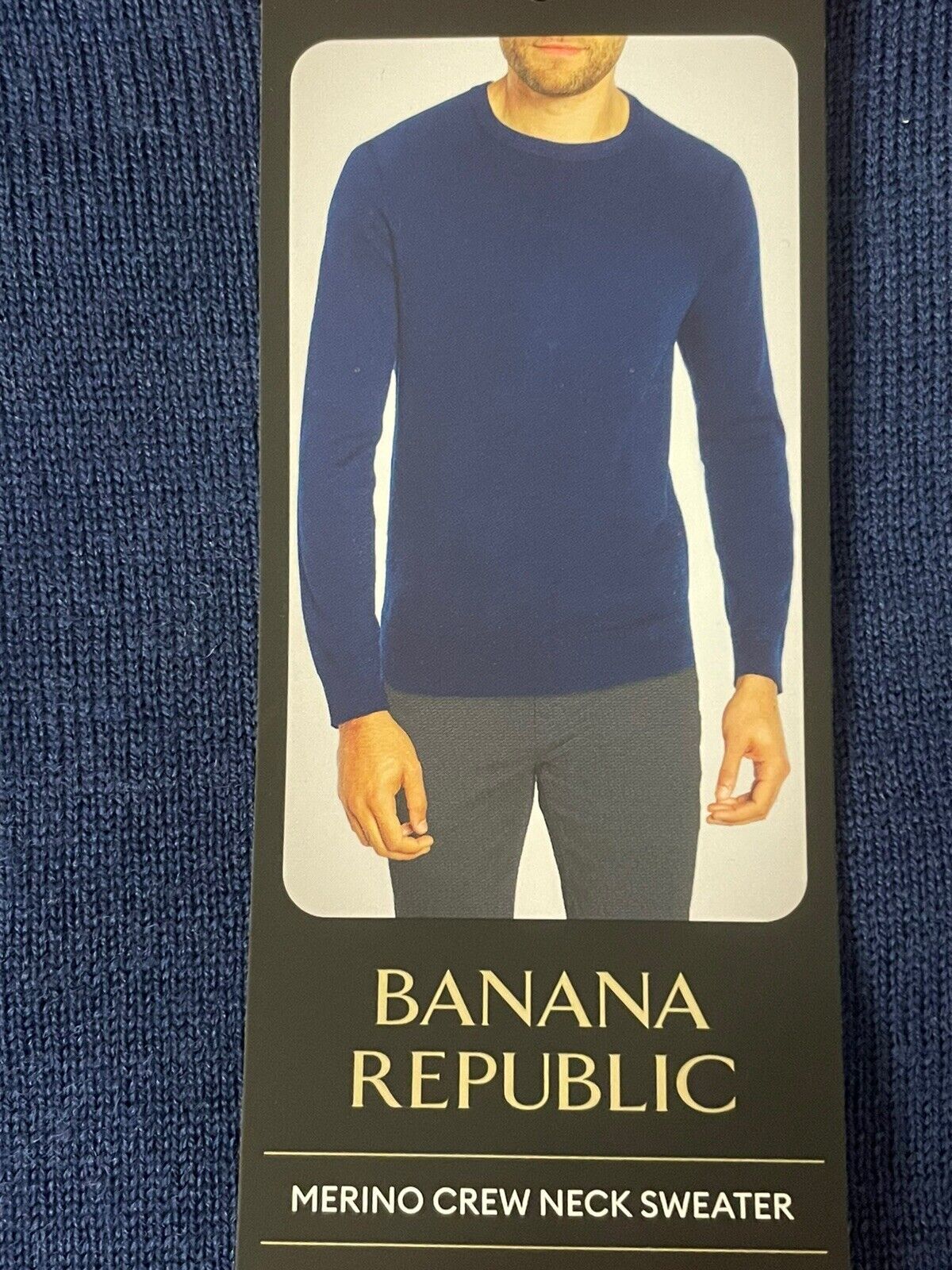 Banana Republic Men’s Merino Wool Crew Neck Sweater