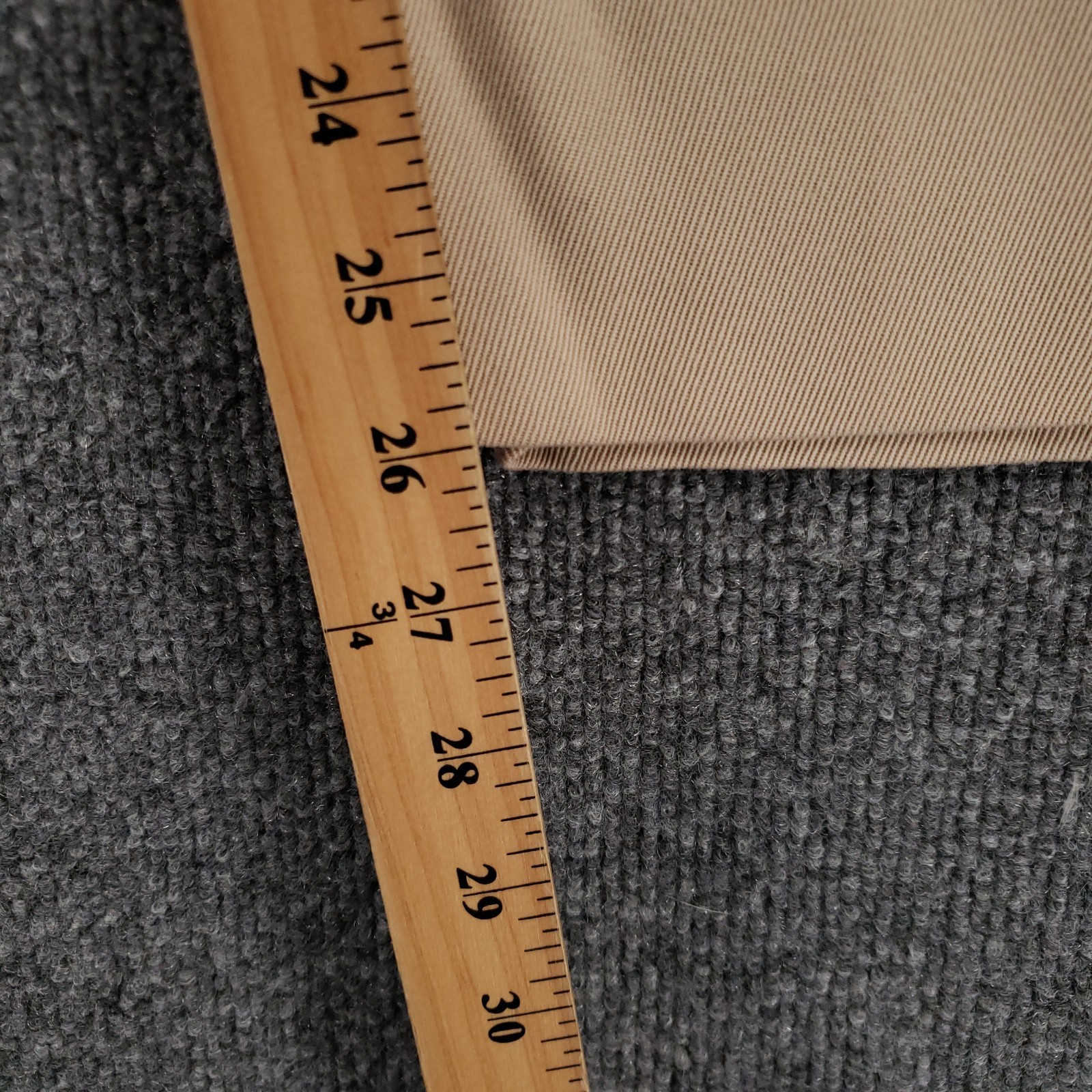 Gucci Pants Mens 30×26 48 Beige Gucci Bano Chino Flat Front Straight Trouser