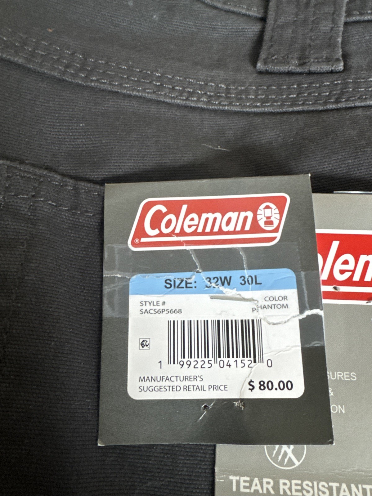 PICK SIZE / COLOR – Coleman Men’s Stretch Tear Resistant Utility Pants