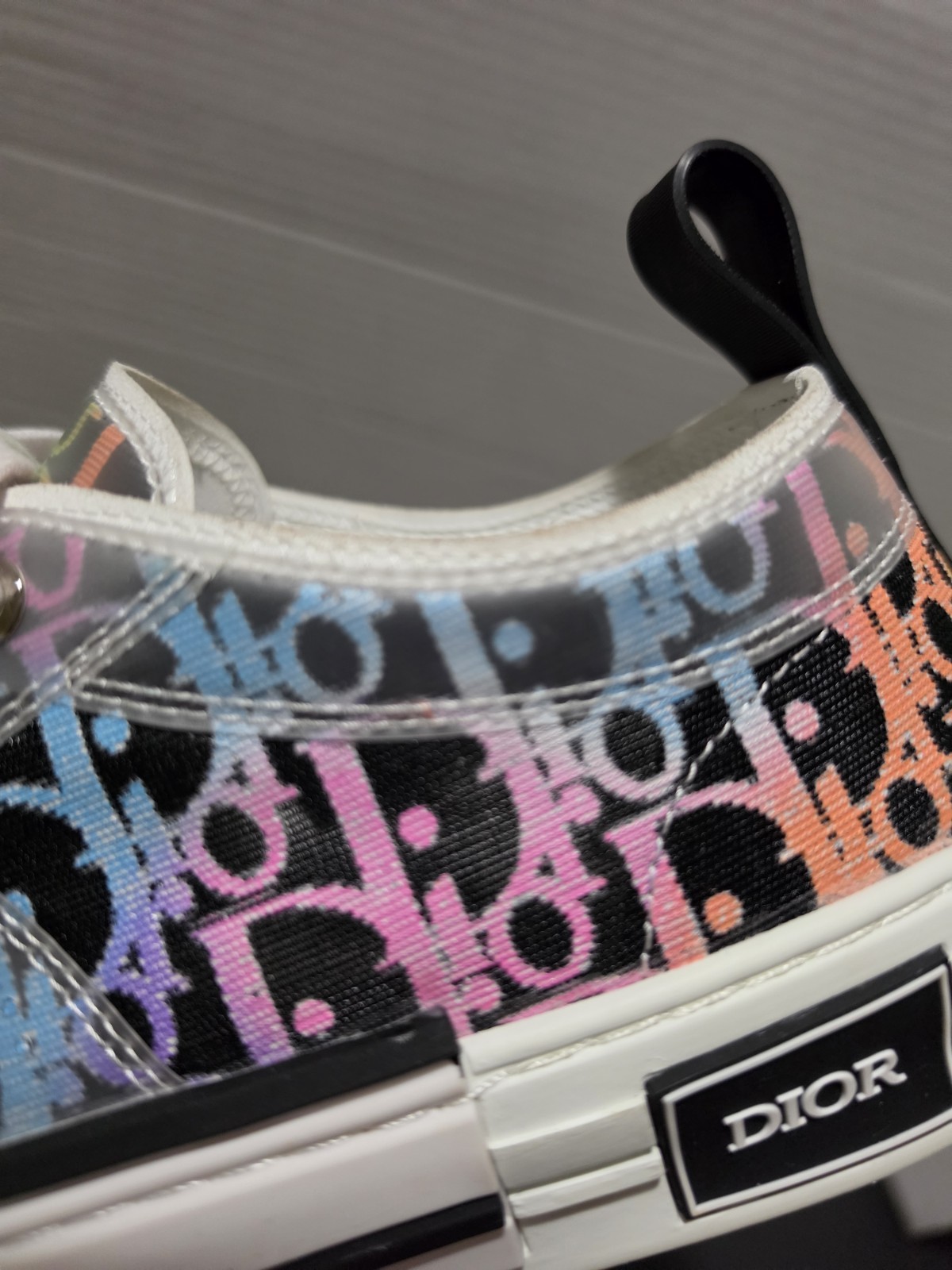 Sz 9 Men’s Dior B23 Multicolor Oblique Low Trainers Sneakers sz 42 Multicolor