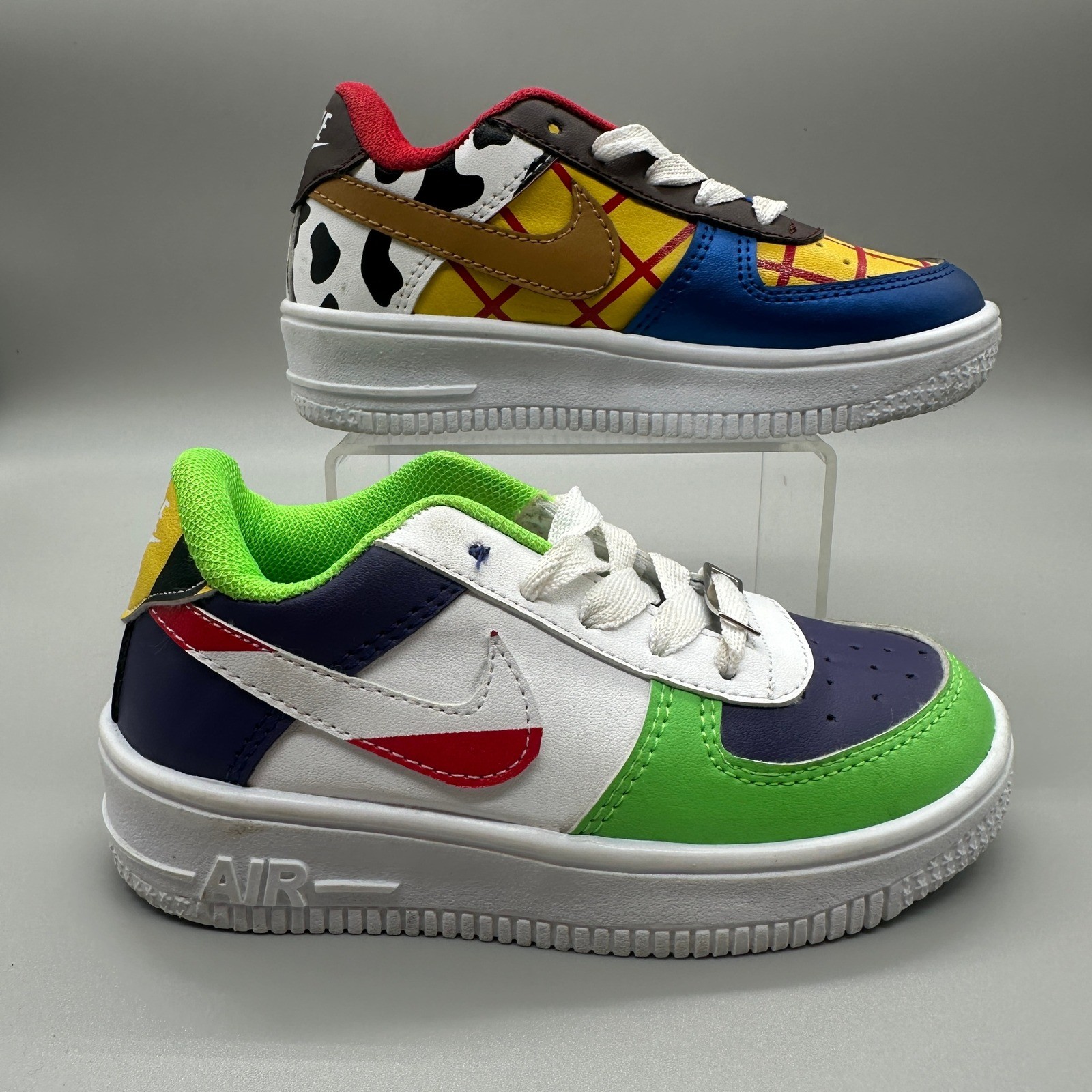 Toy Story Custom Nike Air Force 1 Sneakers Toddler 10C-11C Colorful Woody Buzz