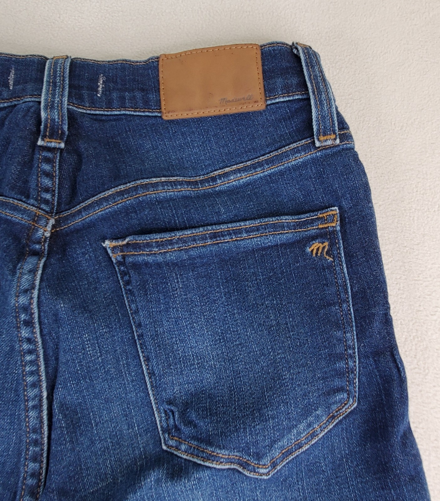Madewell Jeans Womens 27 Blue 9 Inch Mid Rise Skinny Stretch Denim Classic Style