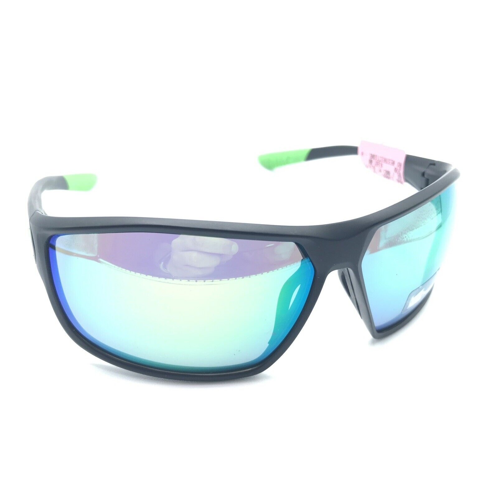 Nike Ignition R EV0867 003 Black Green Wrap Sunglasses Frames Designer Men Women