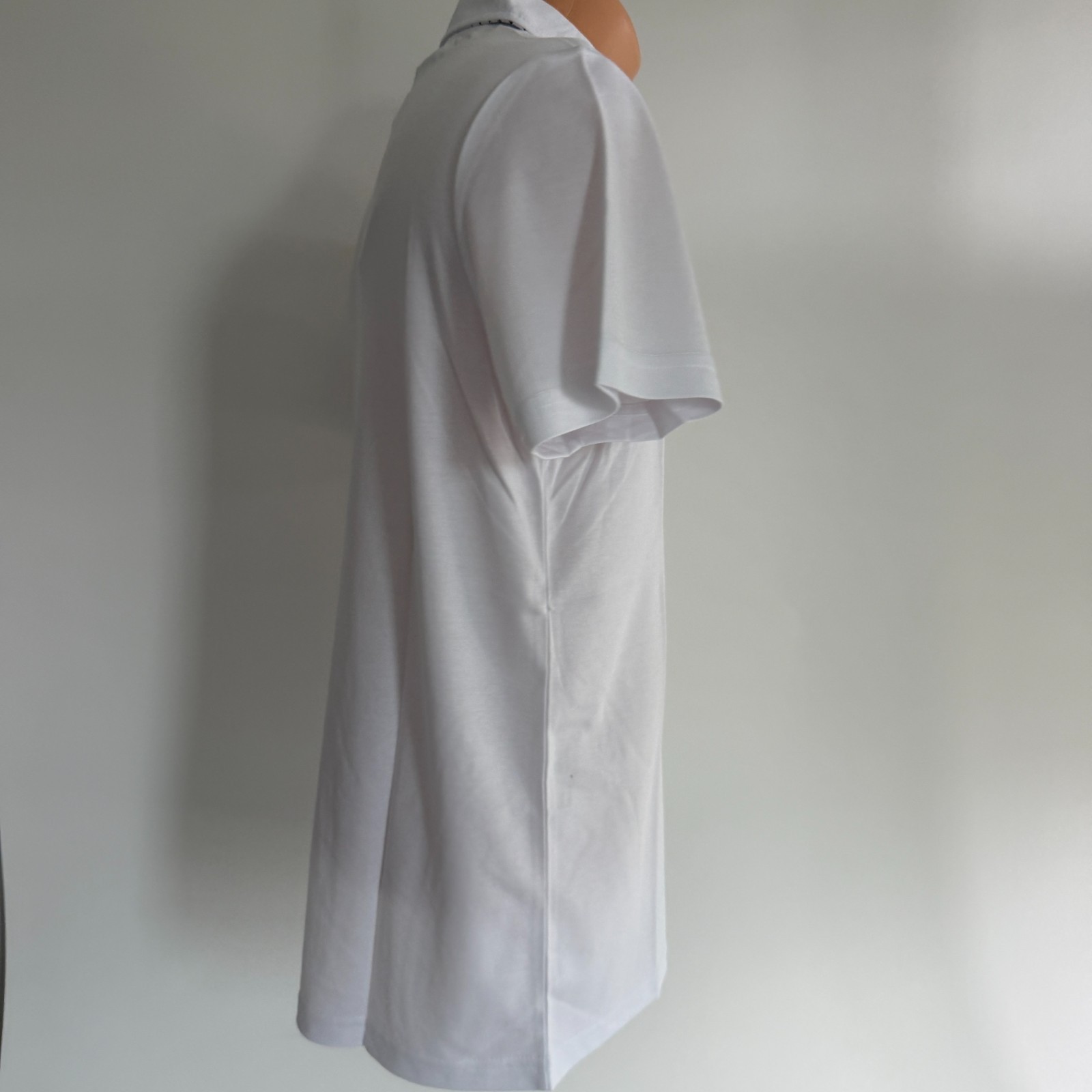 White by Nature Men’s 100% Cotton Short Sleeve Polo Shirt White Size XL NWT