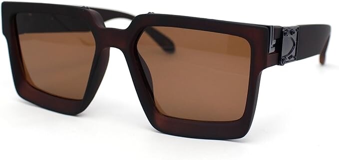 Oversized Thick Frame Hip Hop Sunglasses Retro Men’s Women Outdoor UV400 Glasses