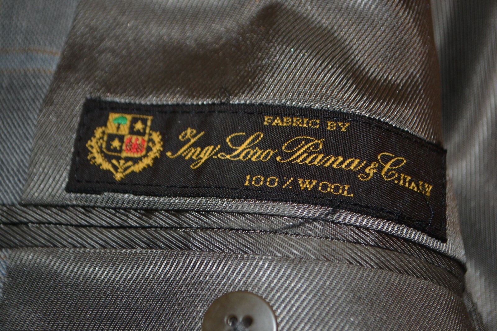 Daniel Cremieux Men Loro Piana Wool Check 2 Front Button Sports Coat Sz 42R